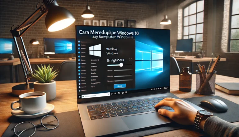 Cara Meredupkan Layar Komputer Windows 10