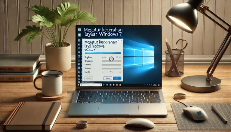 Mengatur Kecerahan Layar Laptop Windows 7
