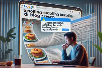 Scrolling Berlebihan di Blog Resep